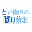 とある幽香の向日葵畑（大好きな場所）