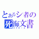 とあるシ者の死海文書（スクロール）