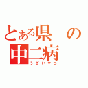 とある県の中二病（うざいやつ）