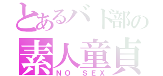 とあるバド部の素人童貞（ＮＯ ＳＥＸ）