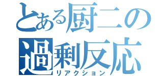 とある厨二の過剰反応（リアクション）