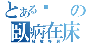 とある彤の臥病在床（發燒杯具）