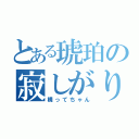 とある琥珀の寂しがり（構ってちゃん）