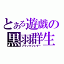 とある遊戯の黒羽群生（ブラックフェザー）