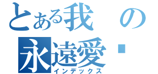 とある我の永遠愛妳（インデックス）