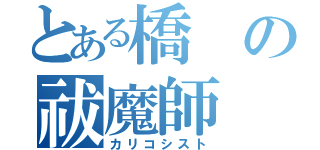 とある橋の祓魔師（カリコシスト）