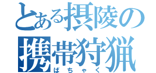 とある摂陵の携帯狩猟男（ばちゃく）