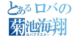 とあるロバの菊池海翔（ロバブラスター）