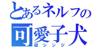 とあるネルフの可愛子犬（碇シンジ）