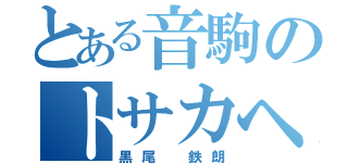 とある音駒のトサカヘッド（黒尾 鉄朗）