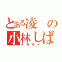 とある凌の小林しばき倒す野望（小林殺す）