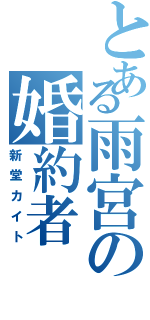 とある雨宮の婚約者（新堂カイト）