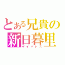 とある兄貴の新日暮里（ゲイパレス）