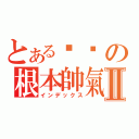 とある啊茳の根本帥氣Ⅱ（インデックス）