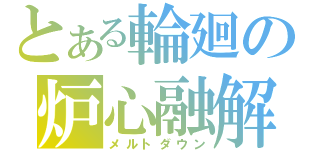 とある輪廻の炉心融解（メルトダウン）