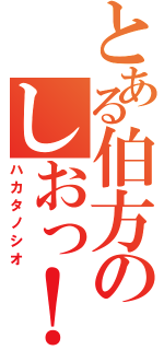 とある伯方のしおっ！（ハカタノシオ）