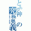 とある神の究極奥義（正義の鉄槌）