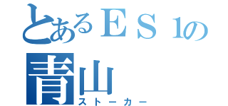 とあるＥＳ１の青山（ストーカー）