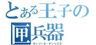 とある王子の匣兵器（ヴィゾーネ・テンペスタ）