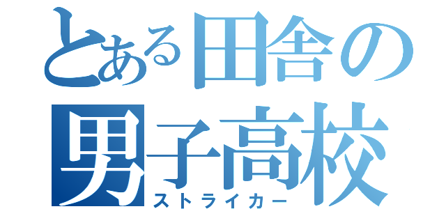 とある田舎の男子高校生（ストライカー）