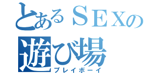 とあるＳＥＸの遊び場（プレイボーイ）