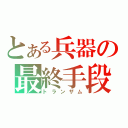 とある兵器の最終手段（トランザム）