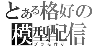 とある格好の模型配信（プラモ作り）