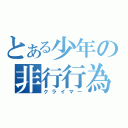 とある少年の非行行為（クライマー）