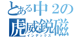 とある中２の虎威鋭磁（インデックス）