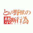 とある野獣の禁断行為（ぬうぅん）