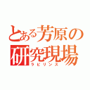 とある芳原の研究現場（ラビリンス）