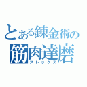 とある錬金術の筋肉達磨（アレックス）