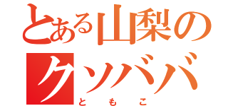 とある山梨のクソババ（ともこ）