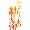 とある日ノ本の戦国最強（ホンダム）