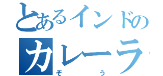 とあるインドのカレーライス（ぞう）