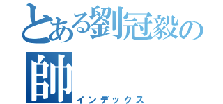 とある劉冠毅の帥（インデックス）