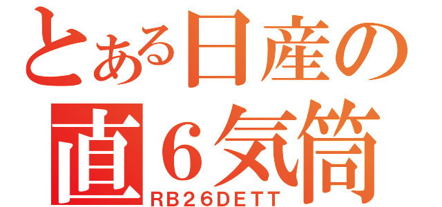 とある日産の直６気筒（ＲＢ２６ＤＥＴＴ）