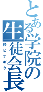 とある学院の生徒会長（桂ヒナギク）