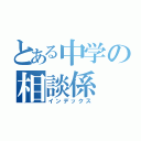 とある中学の相談係（インデックス）