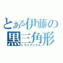 とある伊藤の黒三角形（トライアングル）