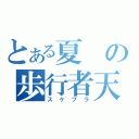 とある夏の歩行者天国（スケブラ）