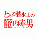 とある潜水士の筋肉赤男（ペンタックス）