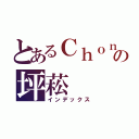 とあるＣｈｏｎｇの坪菘（インデックス）