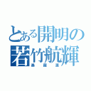 とある開明の若竹航輝（暴羅漢）