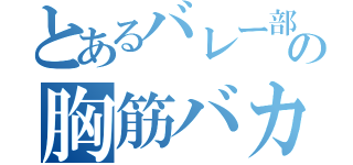 とあるバレー部の胸筋バカ（）