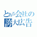 とある会社の誇大広告（）