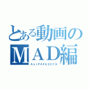 とある動画のＭＡＤ編集（ＡｎｉＰＡＦＥ２０１９）