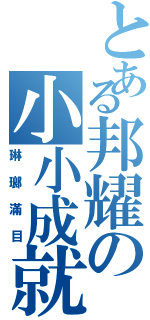 とある邦耀の小小成就（琳瑯滿目）