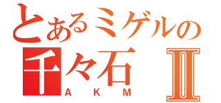 とあるミゲルの千々石Ⅱ（ＡＫＭ）