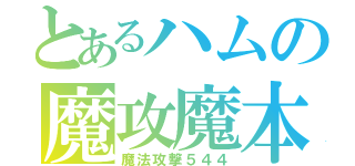 とあるハムの魔攻魔本（魔法攻撃５４４）